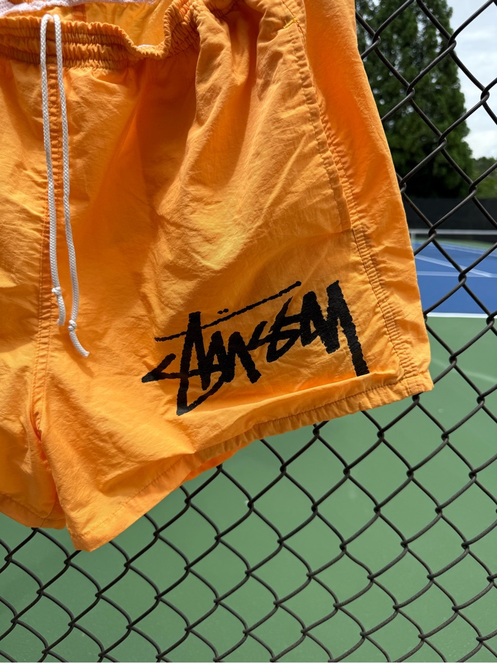 Rare Vintage 90s OG Stussy Surf Short “Stussy Big ole stupid Volley” Surf wear - Picture 2 of 5